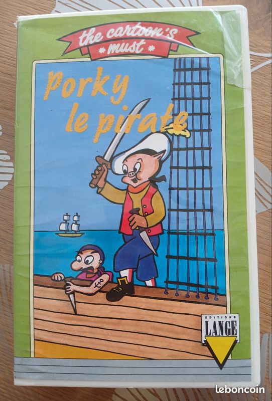 Ancienne VHS "Porky le pirate" (image 1)