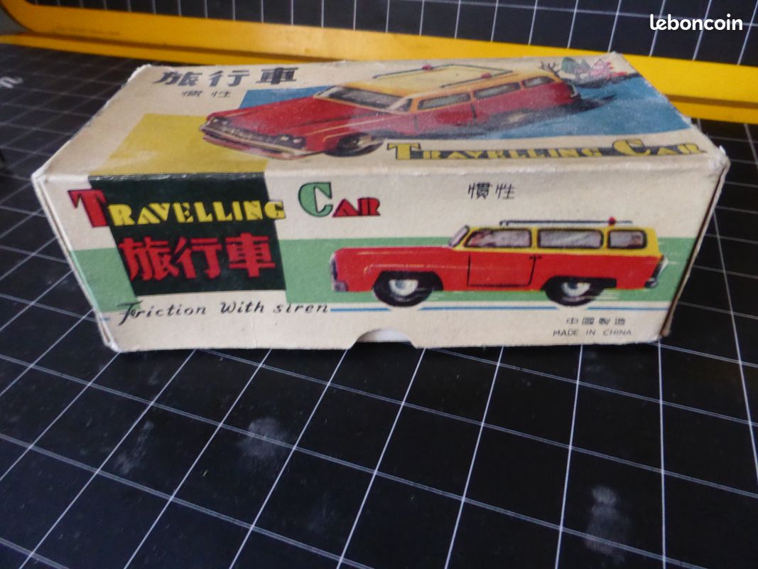 MF998 Voiture Ancienne En Tôle - Jouet Vintage 60/70 - échelle 1/24, Neuve Dans Sa Boîte