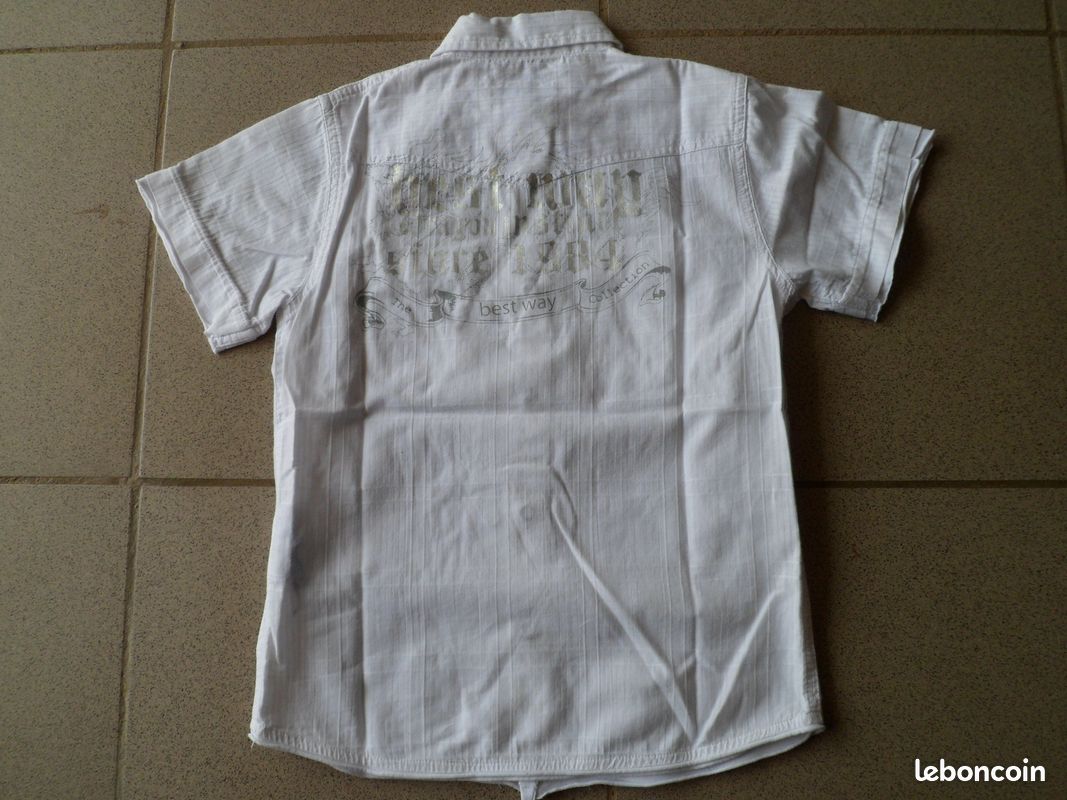 Chemise blanche T 6 ans (image 3)