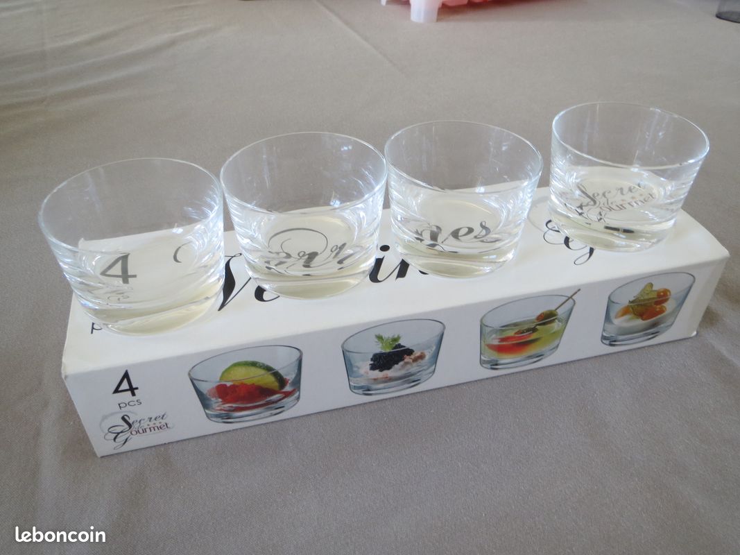 4 Verrines en verre (Secret de Gourmet) (image 2)