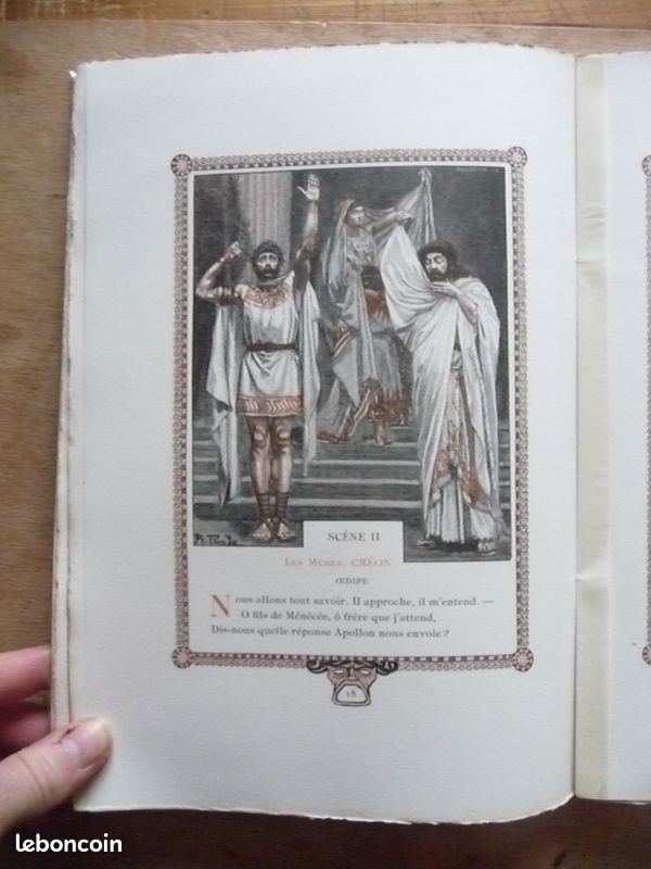 Livre - Oedipe Roi - Sophocle (image 9)