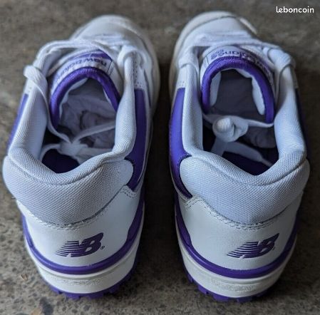 New Balance 550 Blanc Violet40 (image 4)