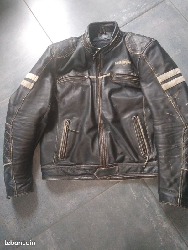 Veste moto homme (image 1)