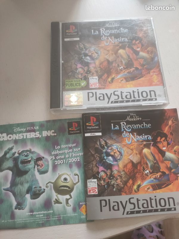 Disney Aladdin la Revanche de Nasira Sony Playstation PS1 PAL FR