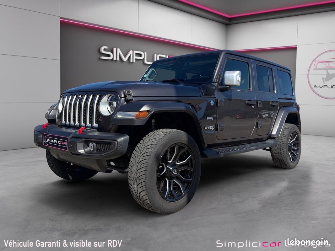 JEEP WRANGLER Unlimited 4xe 2.0 l T 380 ch PHEV 4x4 BVA8 Overland (image 4)