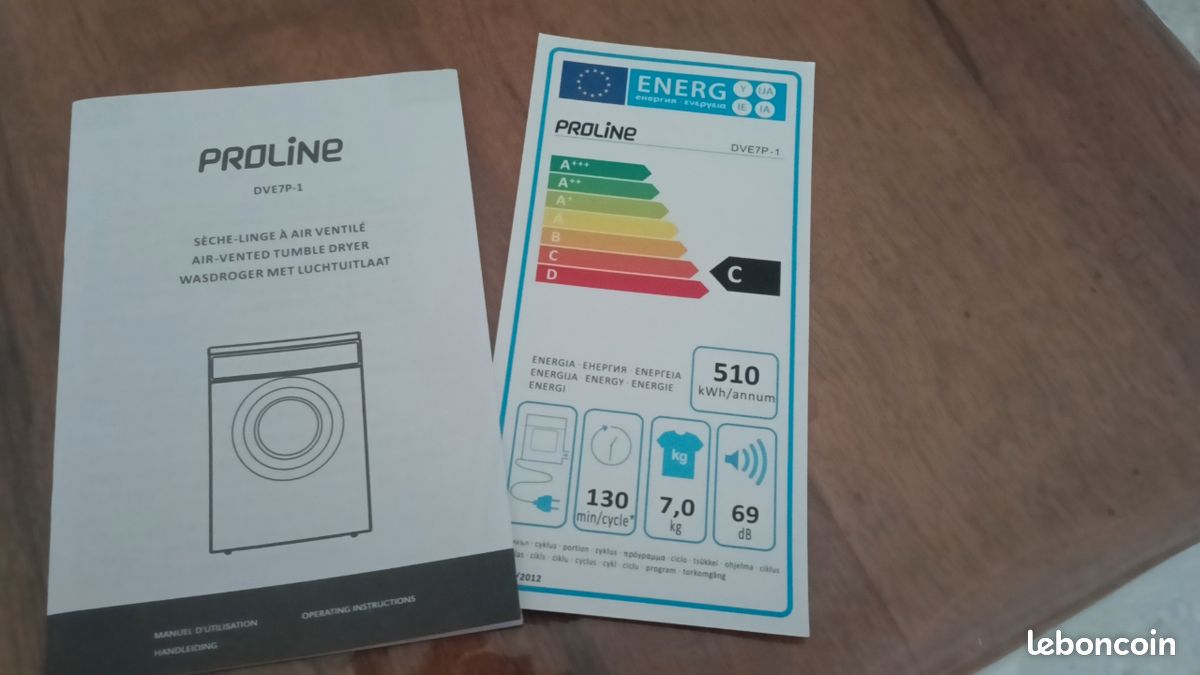 Sèche linge Proline (image 3)