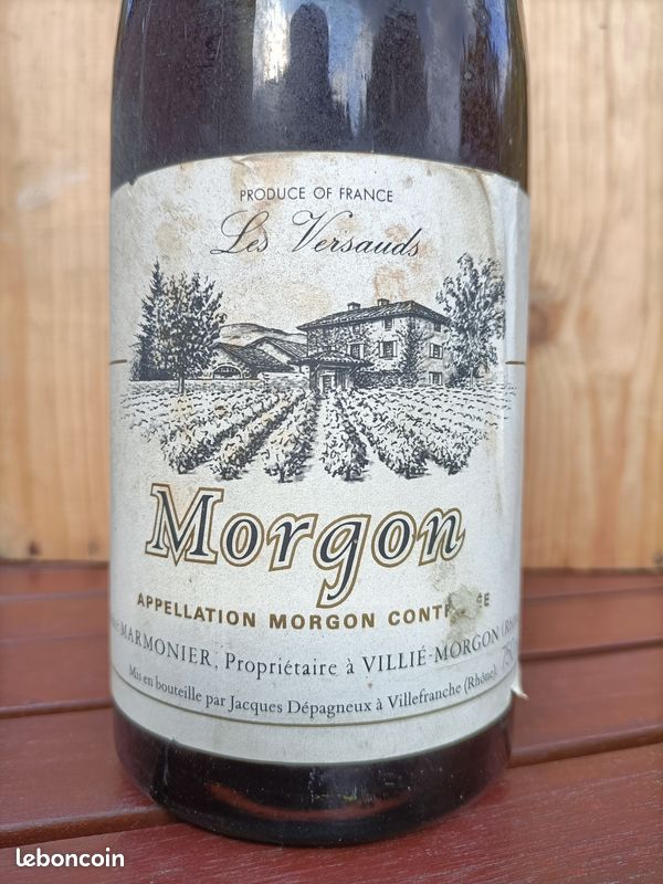 Bouteille de vin MORGON Beaujolais 1981 (image 2)