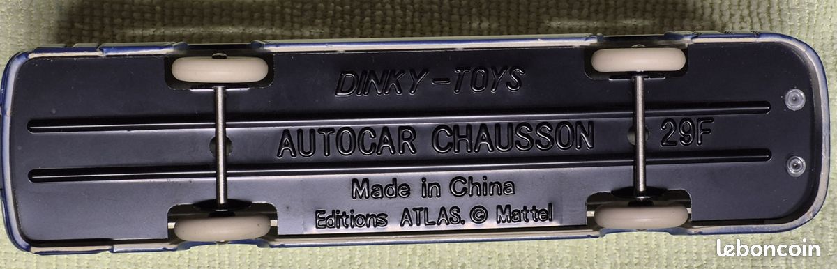 Modèle Dinky Toys Autocar Chausson Réf. 29 F - Réédition Atlas, Neuf