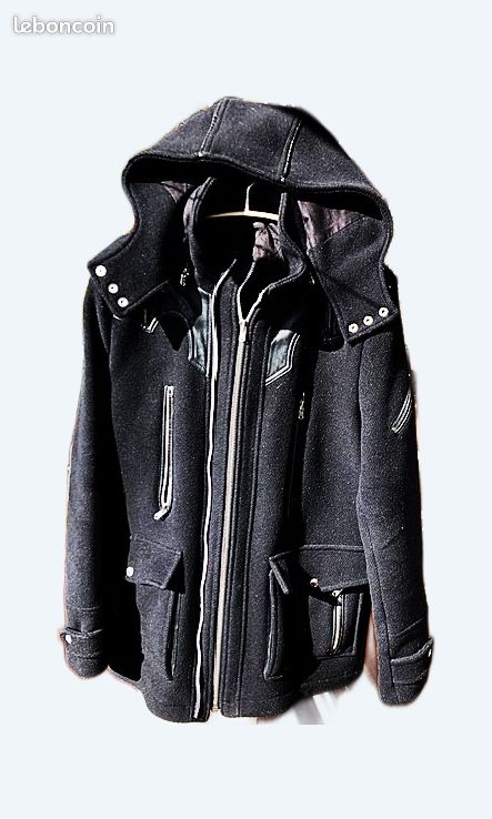 Caban noir The Kooples sport Vêtements