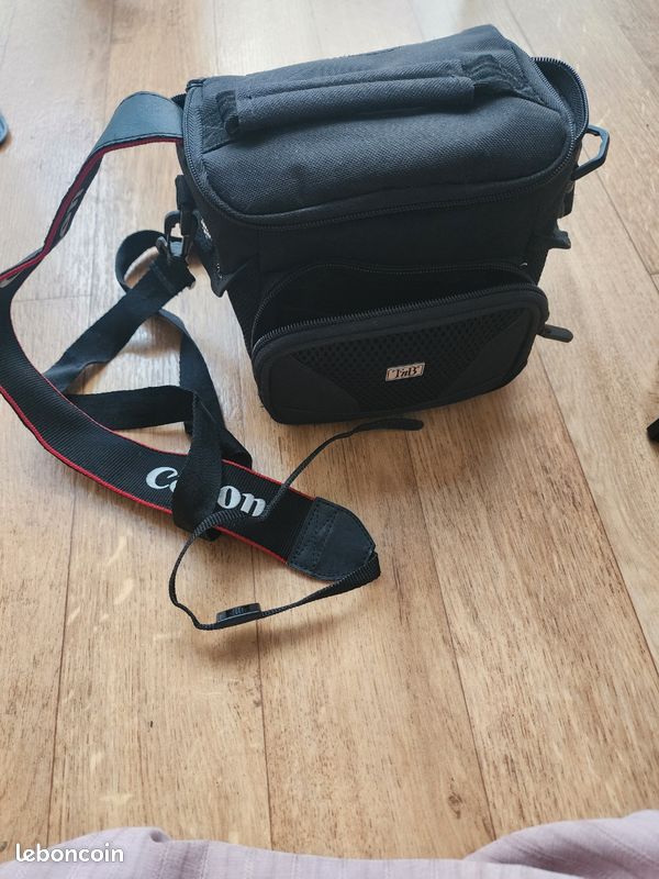 Sac Pour Appareil Photo – Sac à Bandoulière Noir – Cuir Synthétique – Occasion