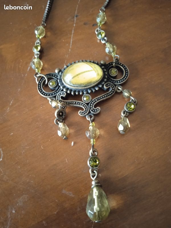 Pendentif cabochon Rhodonite sur Argent - Site grossiste