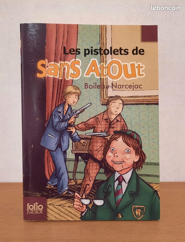 Folio Junior - Livres jeunesses - 604 - Les pistolets de Sans Atout (image 1)