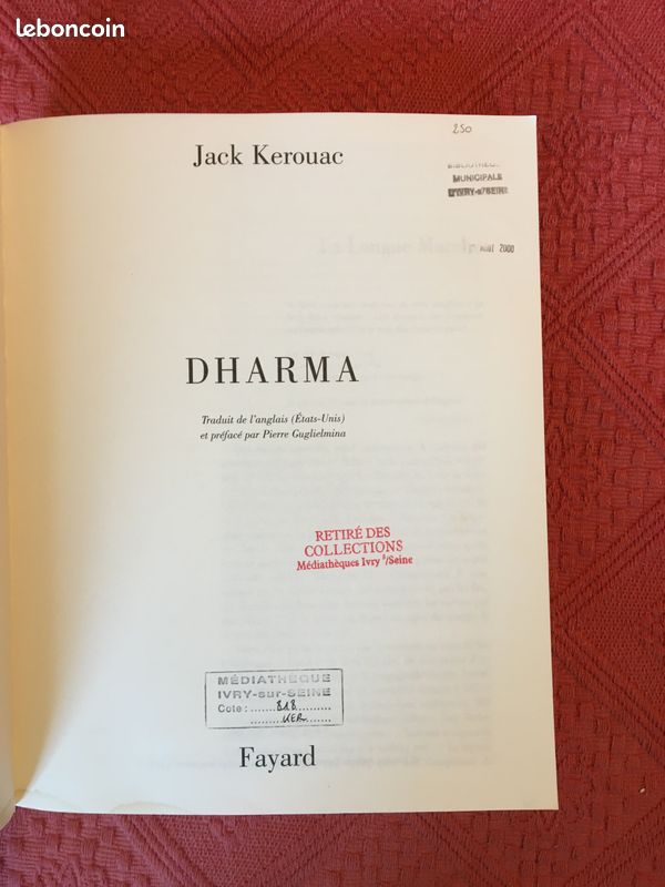 Dharma - Jack Kerouac - Fayard (image 4)