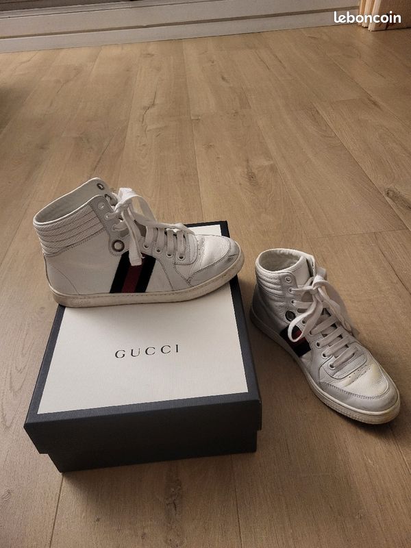 Paire de baskets montante Gucci déjà portée (image 3)
