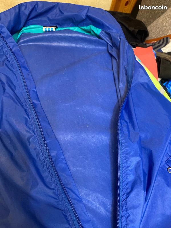 Veste Puma vintage homme XXL bleu coupe vent Y2K oversize - Vêtements Veste Puma vintage homme XXL bleu coupe vent Y2K oversize - Vêtements