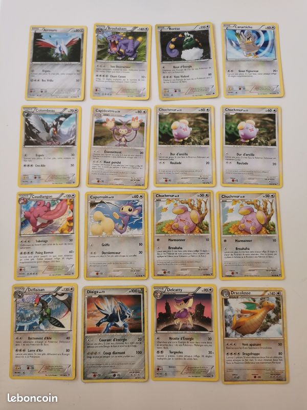 120 Cartes Pokémon grises 1995 à 2014 dont Wizard (réf. T) (image 1)