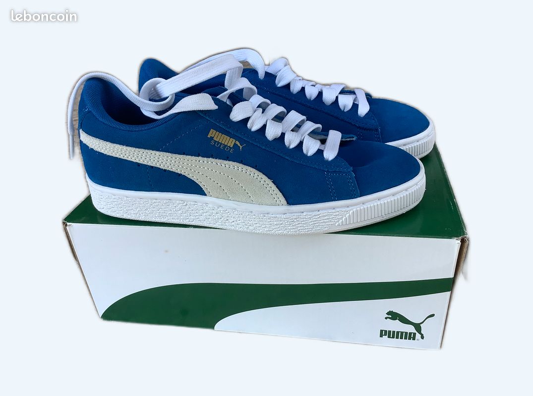 Puma suede Junior bleu neuf pointure 38 Chaussures