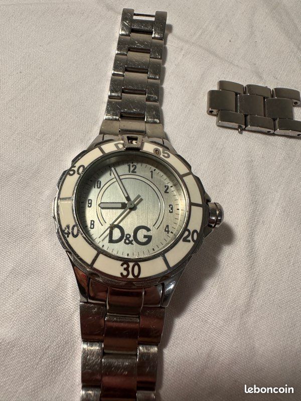 Vintage Dolce & Gabbana D&G White Silver Watch – Stainless  display picture 1