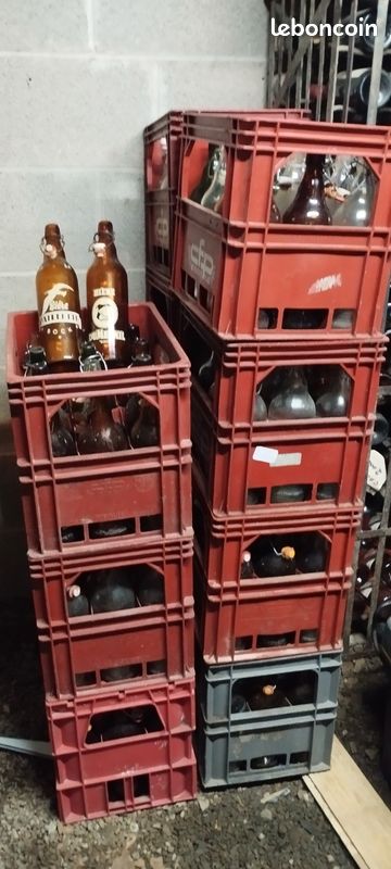 Av casiers avec bouteilles 1litre (image 2)
