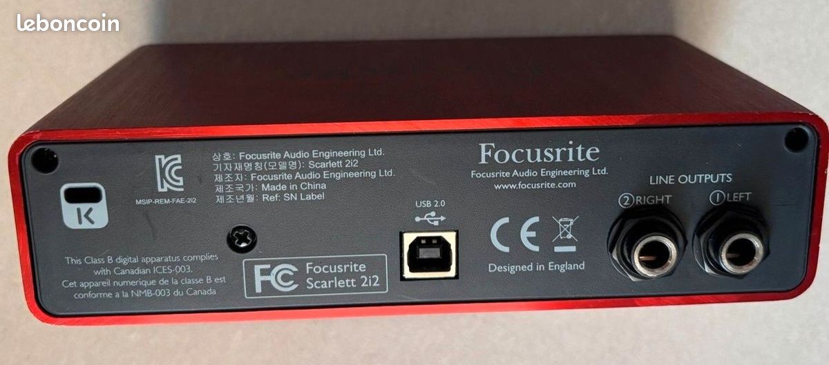 Interface Scarlett 2i2 (image 5)