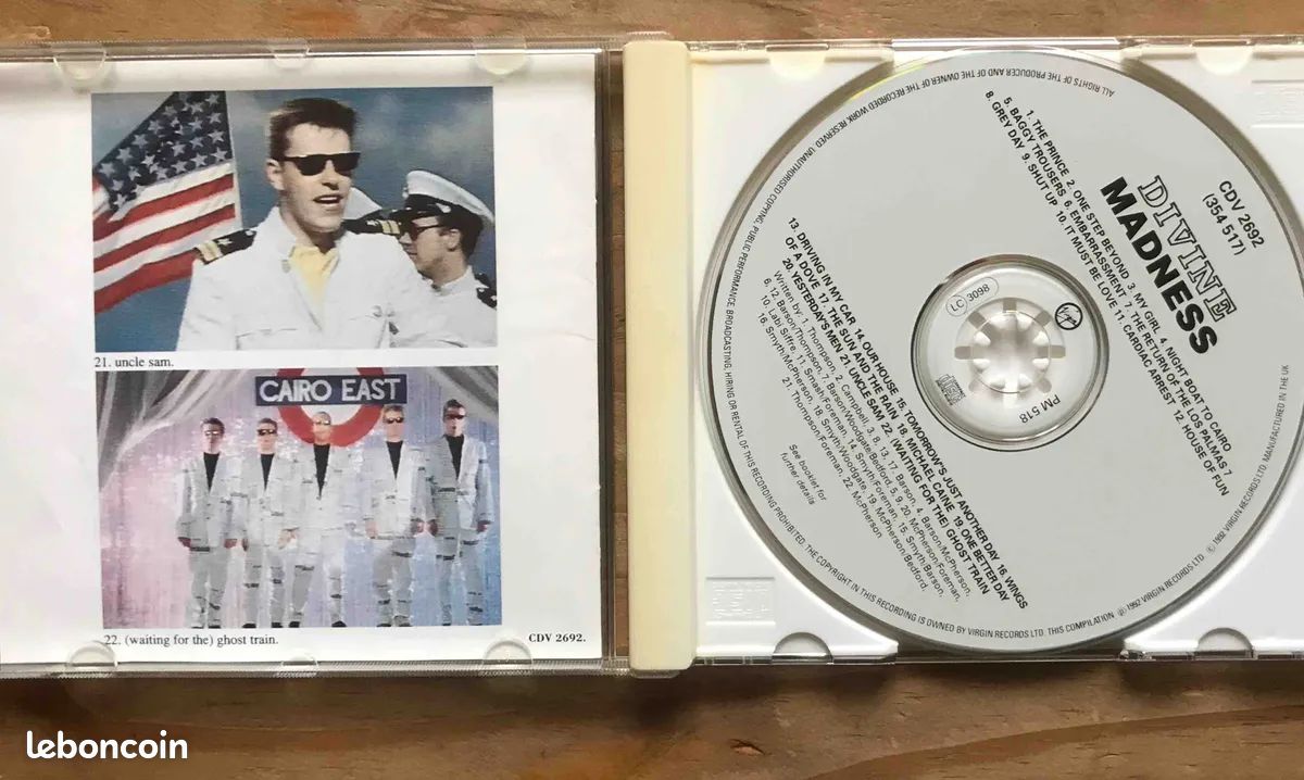 ♥🎼CD🇬🇧 Madness (Divine) ✷1992 (image 2)