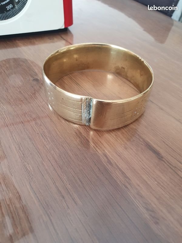 Bracelet Ancien Ethnique En Cuivre – Modèle N°174, Style Vintage
