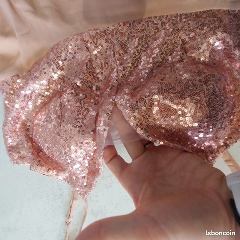 Robe rose cérémonie (image 5)