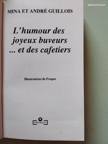 [Livre] L humour des joyeux buveurs et des barmens - Bon état (image 2)