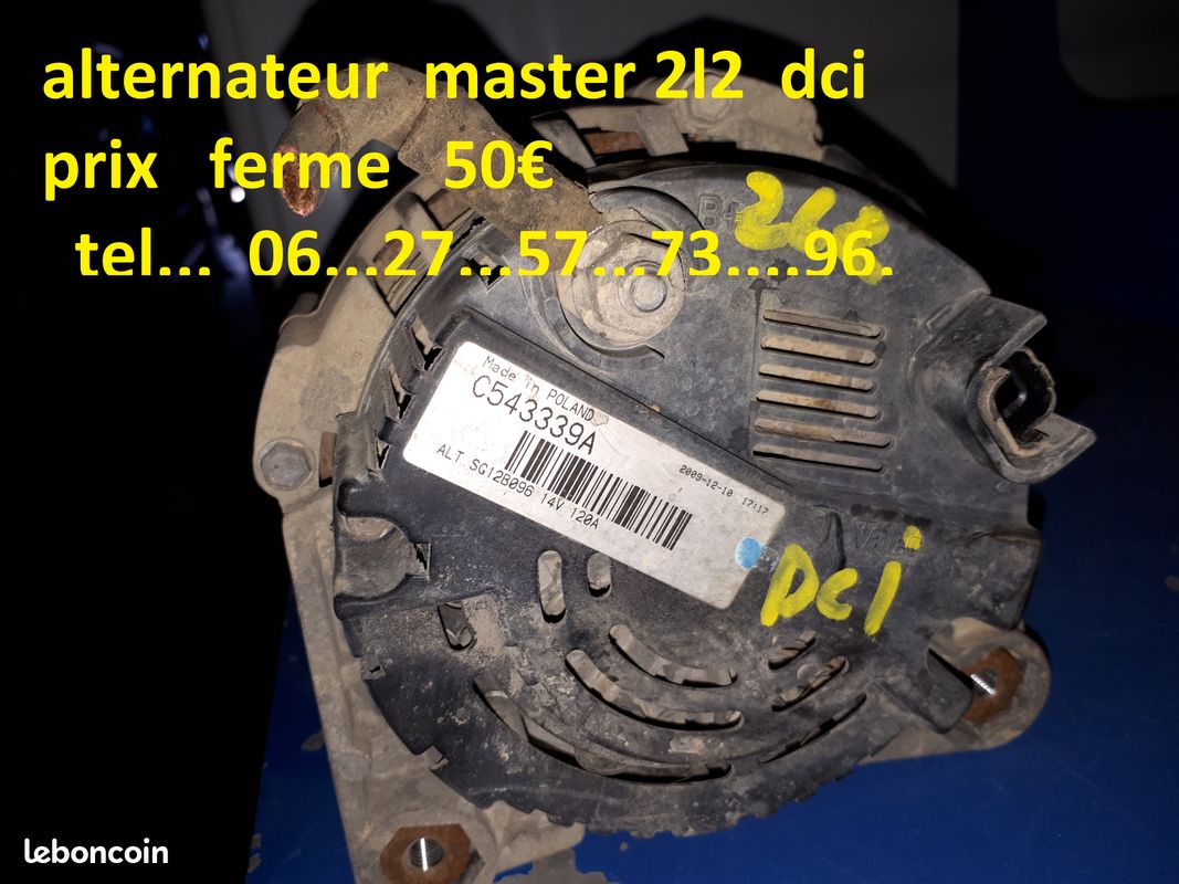 Cardan renault master 2l2 dici prix 50 contrôler ok contact et vente  uniquement au téléphone envoi possible - Poids lourds