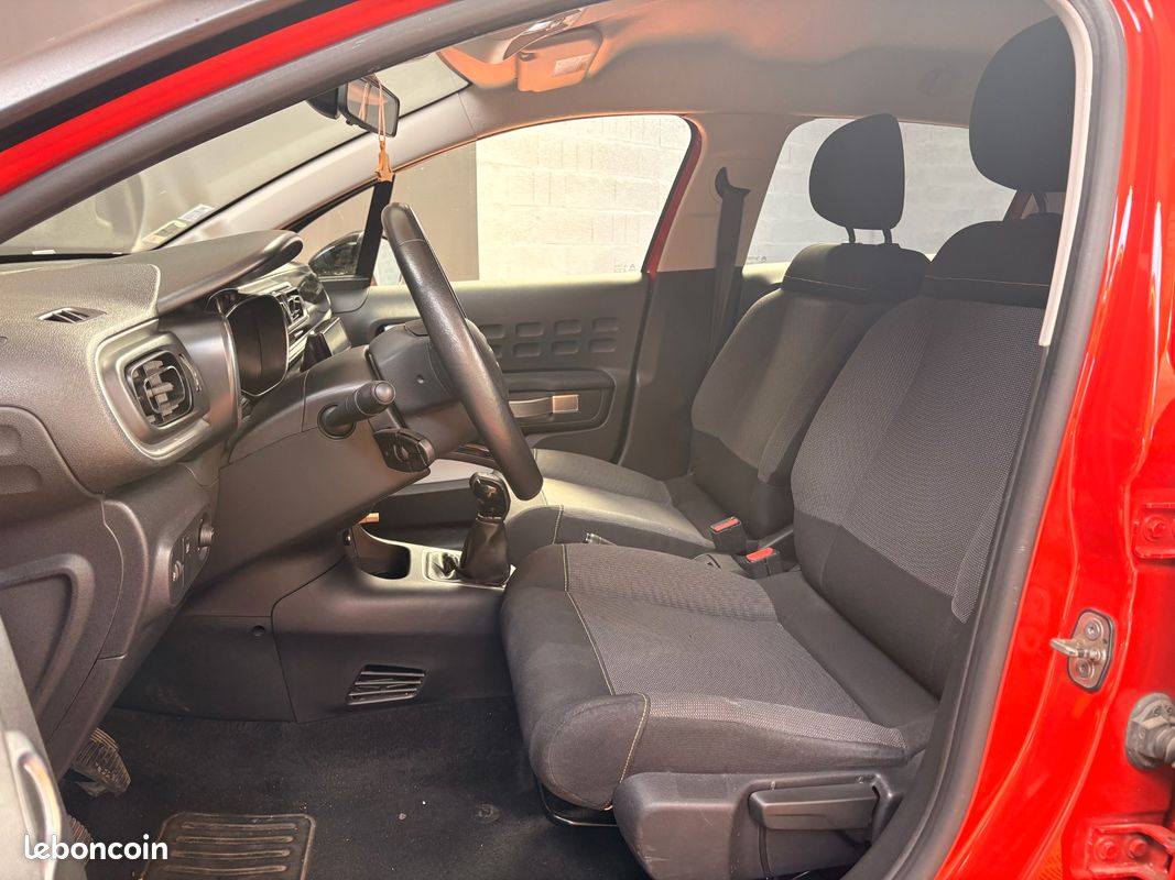 CITROEN C3 GENERATION-III 1.2 PURETECH 80 SHINE START-STOP - DISTRIBUTION À JOUR - CAMÉRA DE RECUL - CARPLAy (image 5)