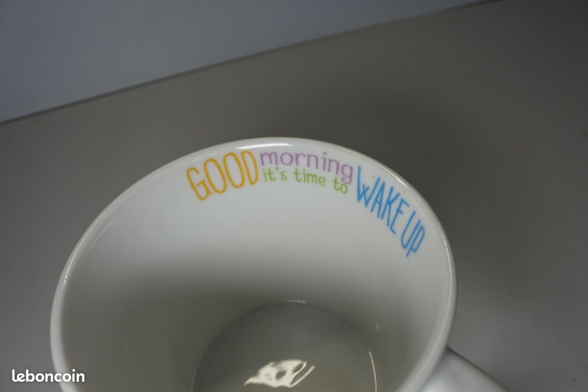Tasse mickey good morning it s time to wake up (image 3)