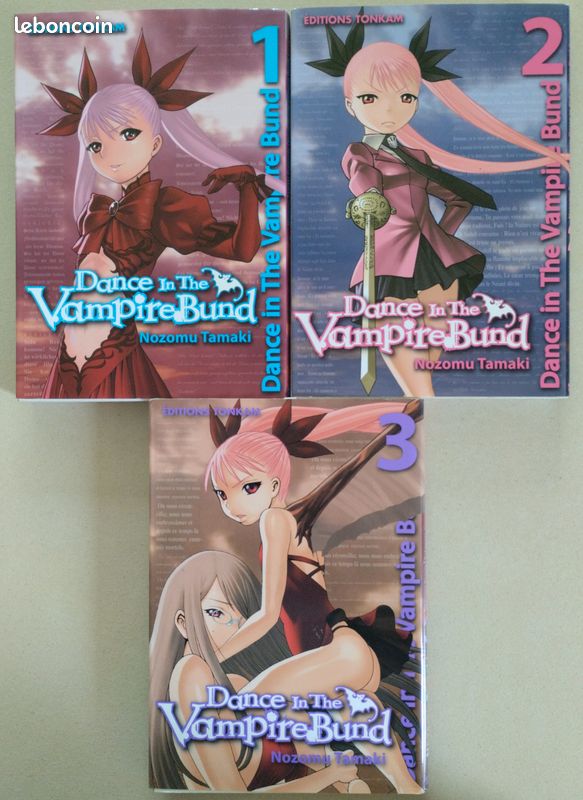 Lot de 3 Mangas Dance in the Vampire Bund Tomes 1 2 et 3 (image 1)