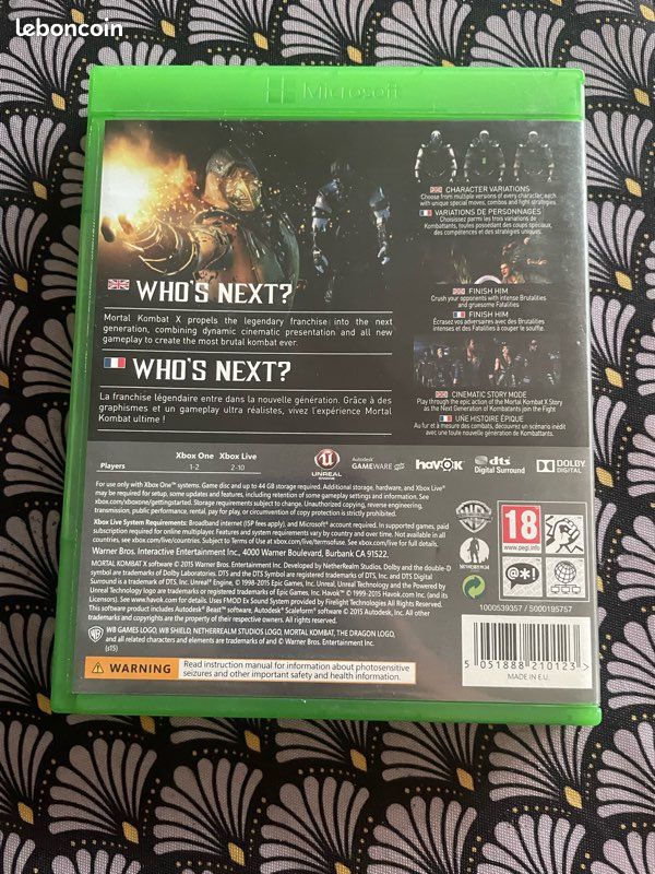 Jeux Xbox one à vendre (image 4)