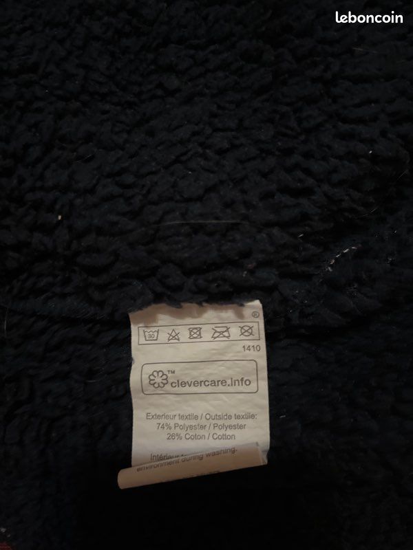 Veste à carreaux bleu garçon T 3 ans Terre de marins (image 7)