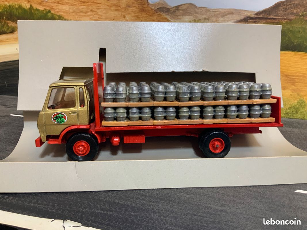 Camion Berliet GRH 1976 Jaune – Eligor LBS 1/43 – Miniature Collection