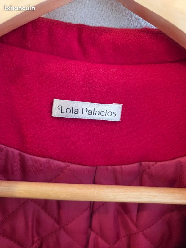 Manteau rouge Lola Palacios 8 ans (image 3)