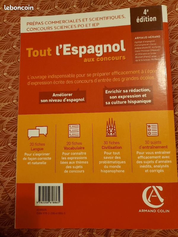 Annales Espagnol (pour concours ou école) (image 2)