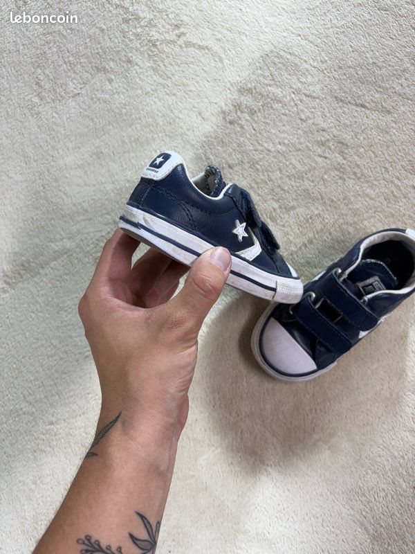 Converse Kids Converse All Star Taille 23 Paire De Baskets Bleu
