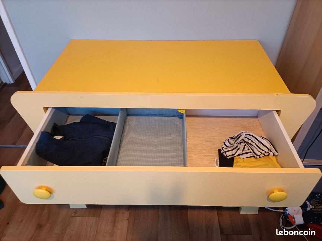 Commode enfant jaune (image 2)