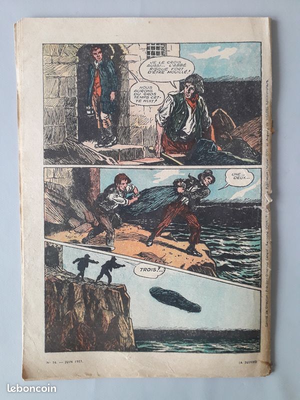 BD Joyeuse lecture Pieds Nickelés n° 16 1957 SPE (image 2)