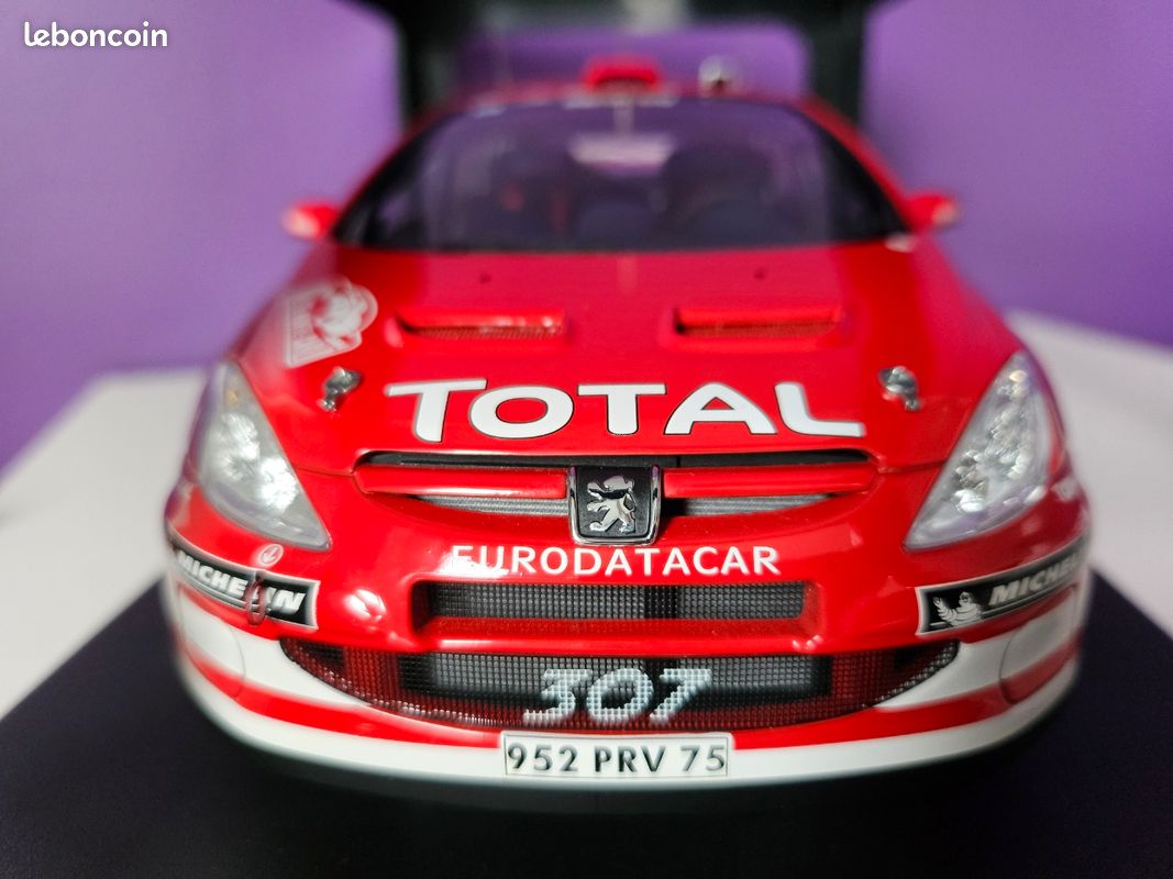 Peugeot 307 WRC 1/18 – Rallye Monte-Carlo 2004, N°5 Gronholm, Maisto, Comme Neuve