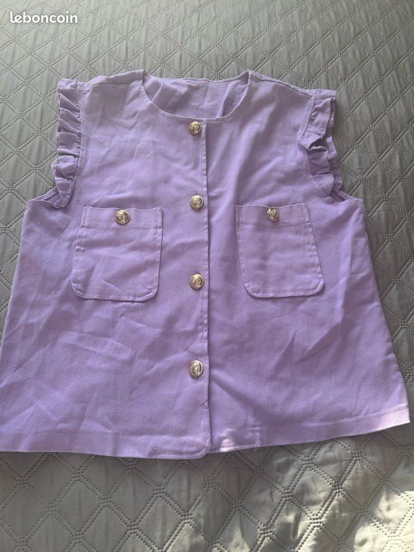Haut Femme sans Manches Dos Nageur Col Rond Chemise Décontractée D'été