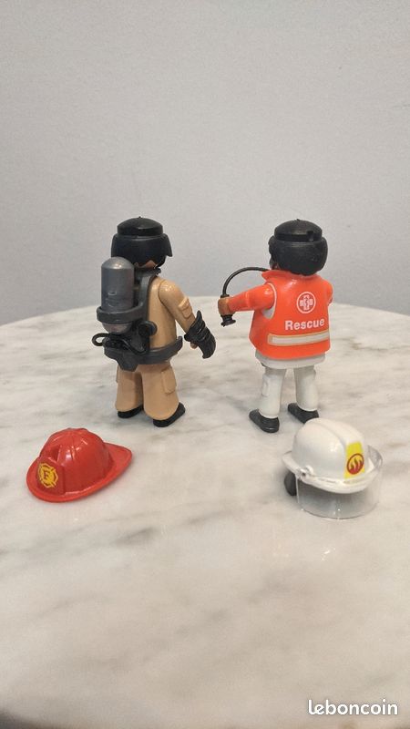 Playmobil lot de Pompiers avec voiture (image 6)