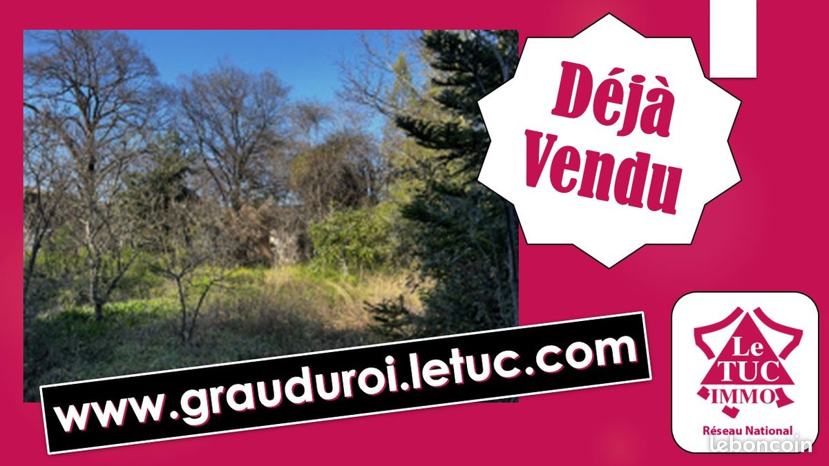 Terrain 840 m² Calvisson · 199 800 €