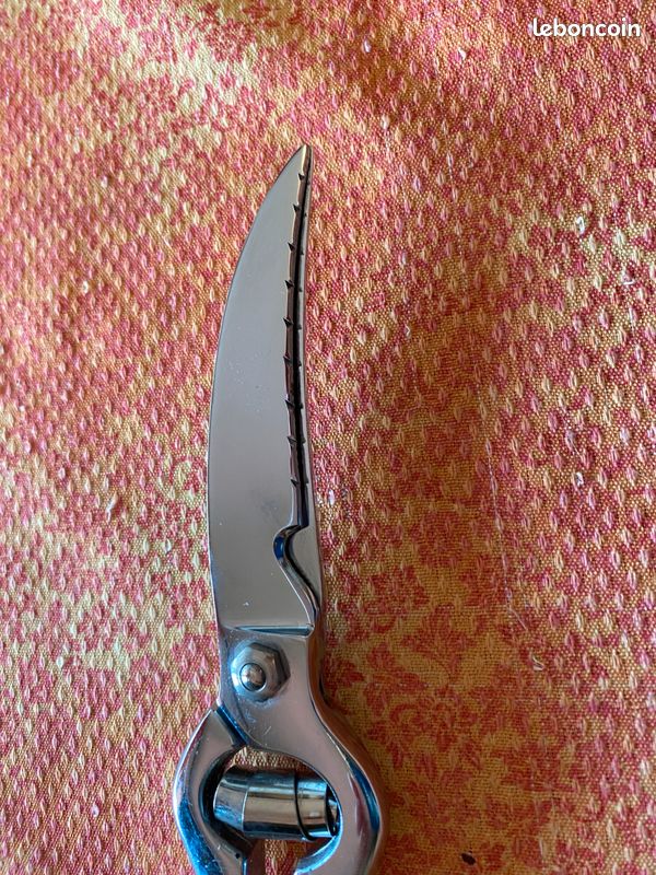 Ciseaux à Volaille 32 Cm DUMAS, Acier Chromé - Argenté