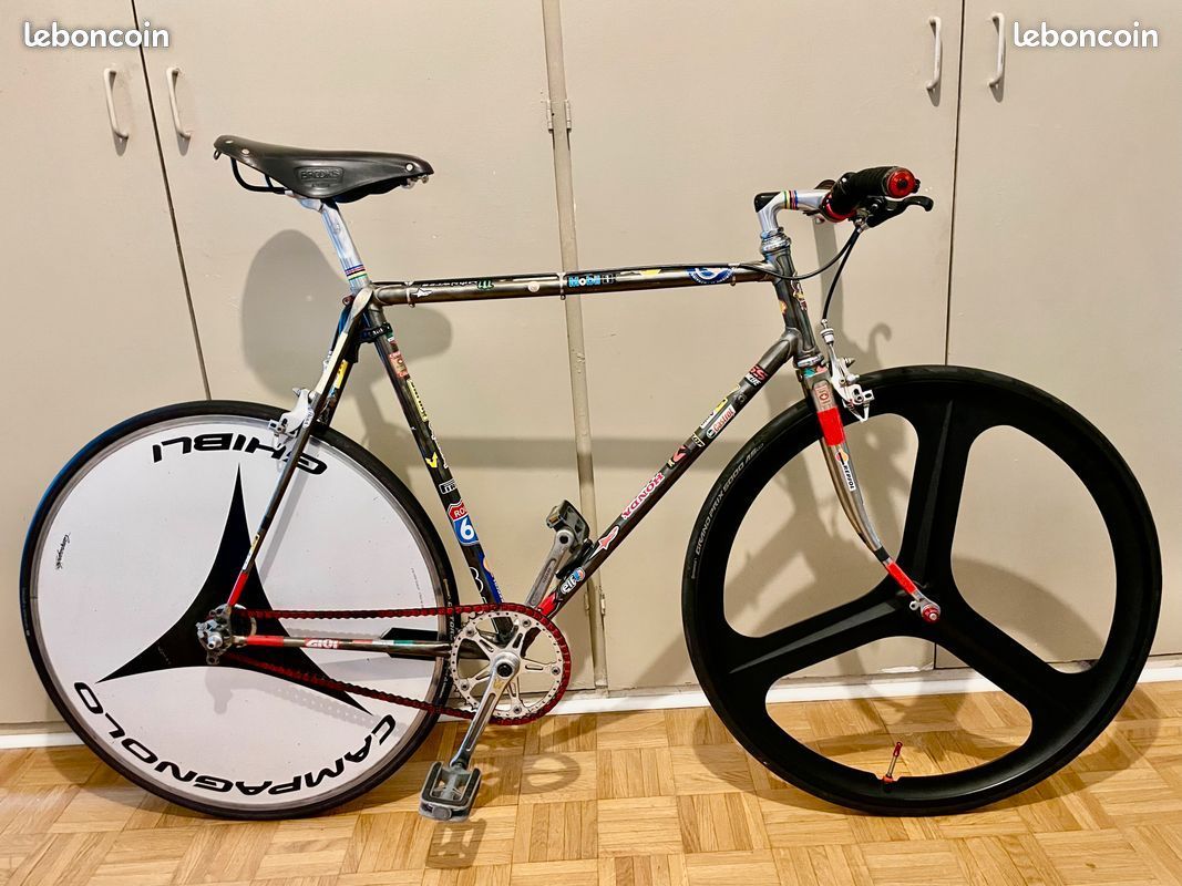 Vélo single speed roue lenticulaire Campagnolo Ghibli (image 1)