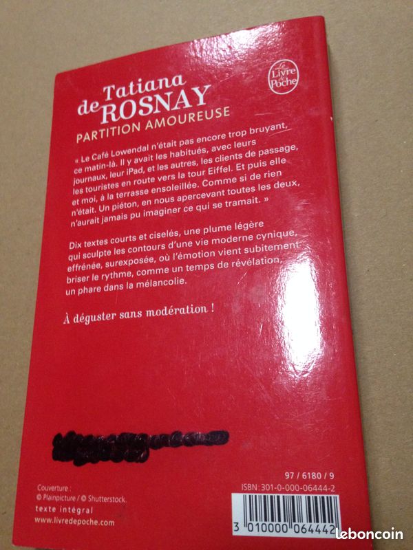 Livre tatiana de rosnay (image 2)