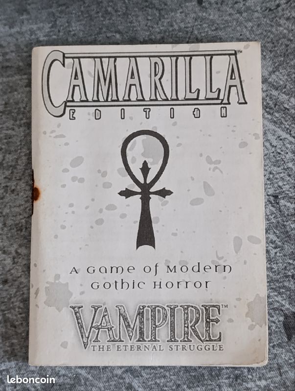 Camarilla Edition - Livret de Règles (Vampire: The Eternal Struggle) (image 1)