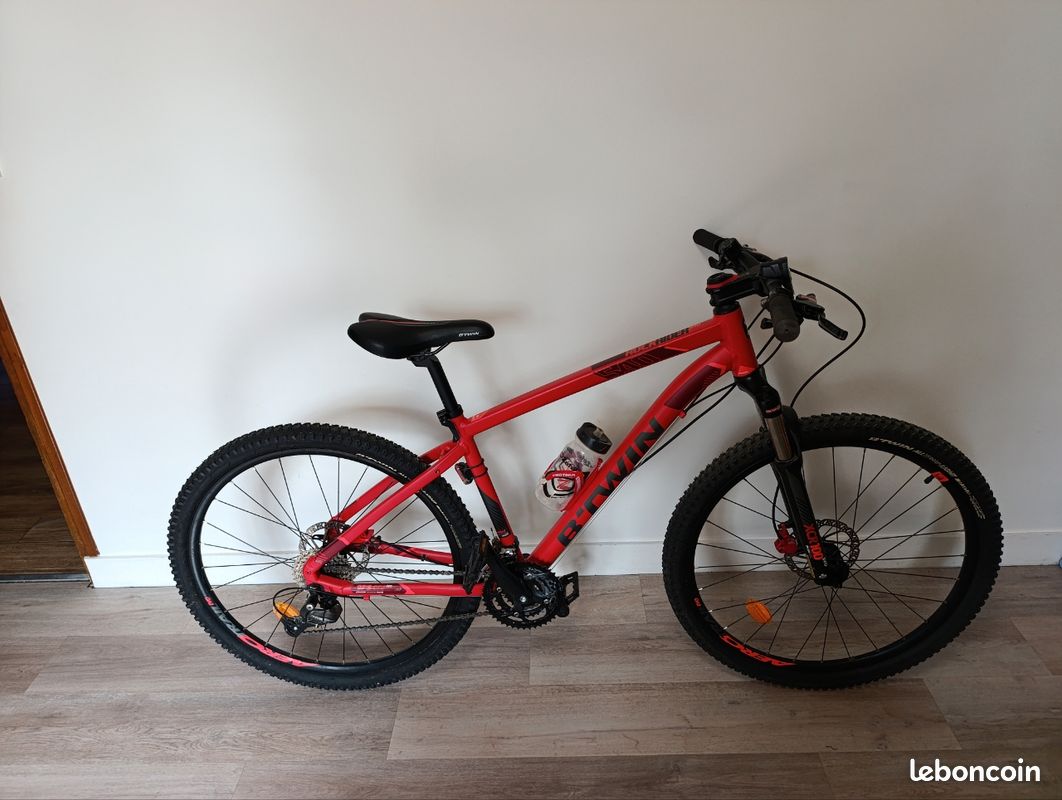 Vélo Vtt Btwin Rockrider 540 Rouge VÉLO VTT ST Rock Rider 540