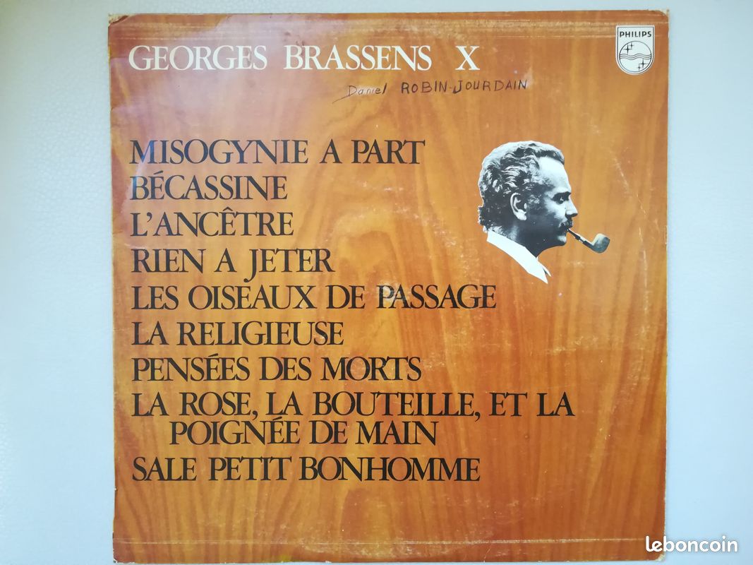 Disque Vinyle Georges Brassens X Philips 849 490 BY (image 1)